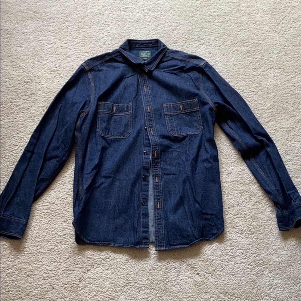 J Crew Denim long sleeve shirt